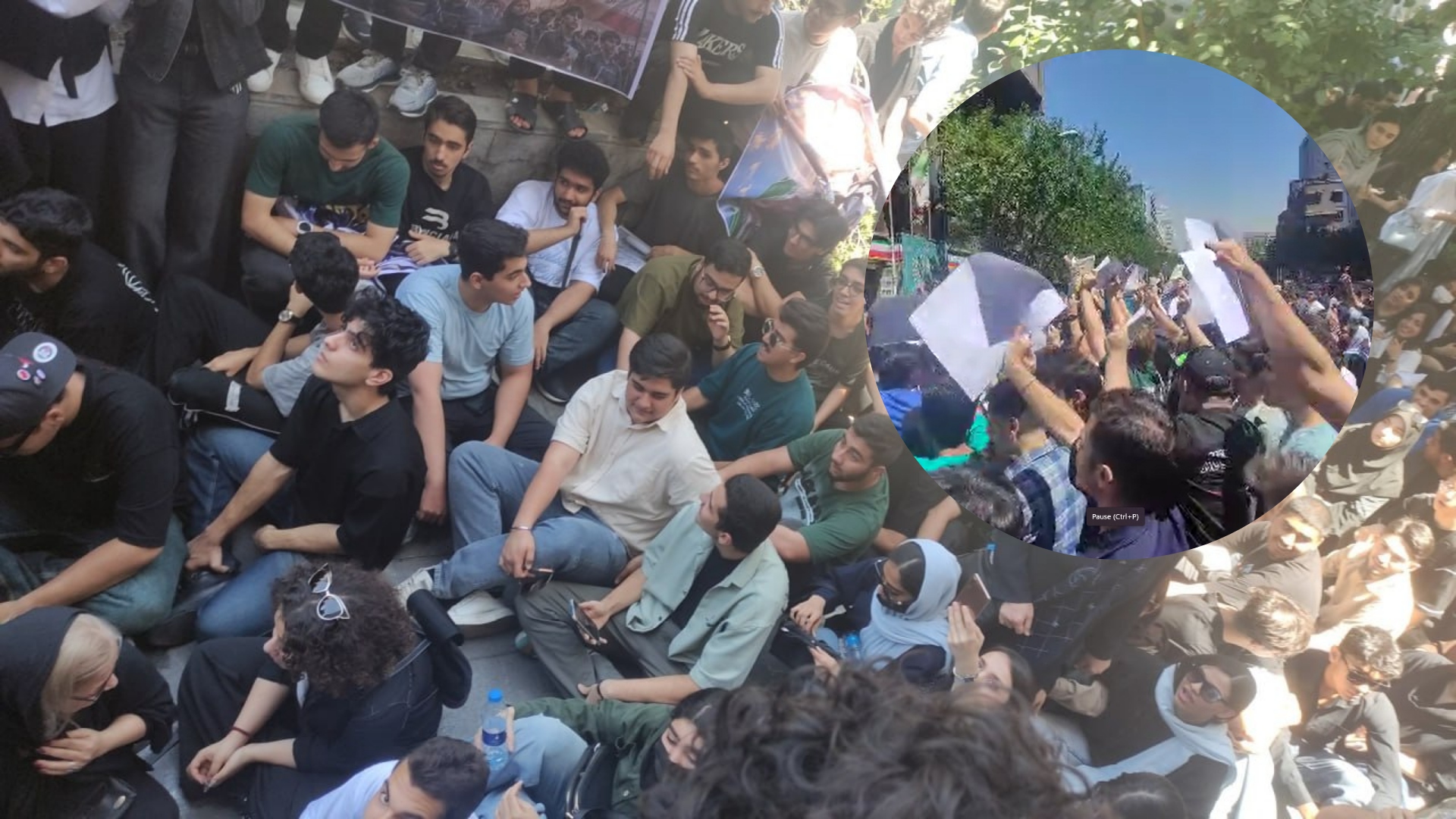 راهپیمایی و تحصن اعتراضی دانش آموزان در پایتخت، همدان و مشهد؛ «با وعدههای تکراری عقبنشینی نمیکنیم»